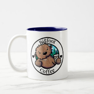 Caneca De Café Em Dois Tons Café Bigfoot KiniArt