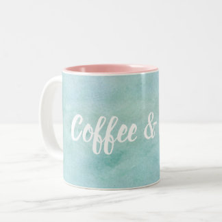 Caneca De Café Em Dois Tons Café & caneca do frio