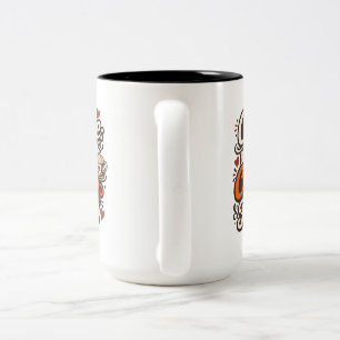Caneca De Café Em Dois Tons Café caos reuniões de escritório