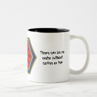 Caneca De Café Em Dois Tons Café/Chá do 17º BDE
