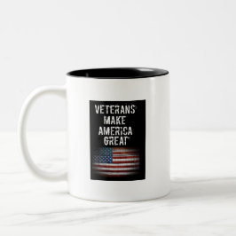 Caneca De Café Em Dois Tons Café Copa: Veteranos Fazem Excelente Americano