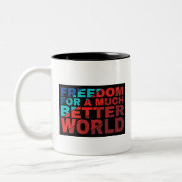 Caneca De Café Em Dois Tons Café da Copa: Liberdade