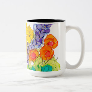 Caneca De Café Em Dois Tons Café De Amor