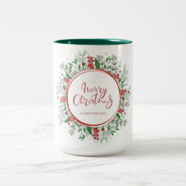 Caneca De Café Em Dois Tons Café De Duas Toneladas De Natal