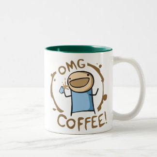 Caneca De Café Em Dois Tons Café de OMG