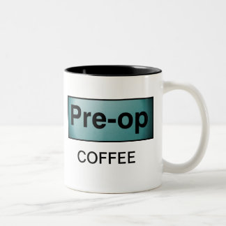 CANECA DE CAFÉ EM DOIS TONS CAFÉ DE PRE-OP