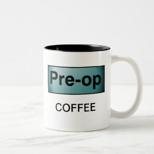 CANECA DE CAFÉ EM DOIS TONS CAFÉ DE PRE-OP