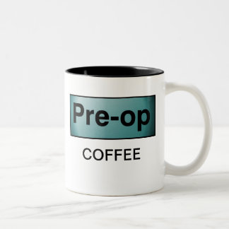 CANECA DE CAFÉ EM DOIS TONS CAFÉ DE PRE-OP