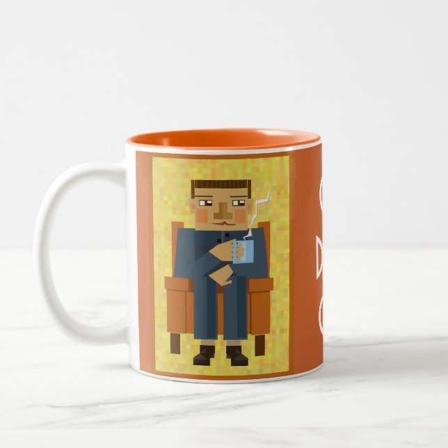 Caneca De Café Em Dois Tons cafe della casa (Esquerda)