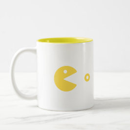 Caneca De Café Em Dois Tons Café e Biscoitos