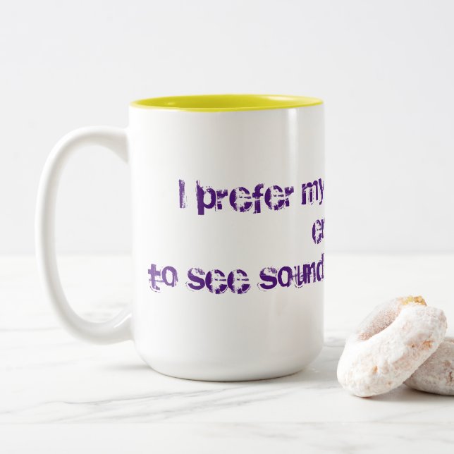 Caneca De Café Em Dois Tons Café forte (Com Donut)
