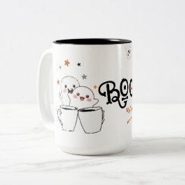 Caneca De Café Em Dois Tons Café Ghost Bonito Boo Bonito Dia da Manhã
