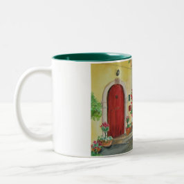 Caneca De Café Em Dois Tons Café italiano Mug Itália Chocolate Quente Tea