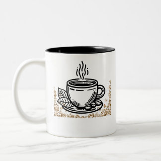 Caneca De Café Em Dois Tons Café Lover Mug