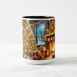 Caneca De Café Em Dois Tons Café, Mata de Chocolate Quente