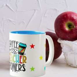 Caneca De Café Em Dois Tons Café me dá o professor o Mug