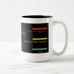 Caneca De Café Em Dois Tons Café Meter Preto Coffee Mug