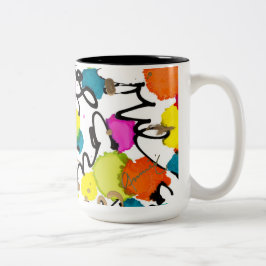 Caneca De Café Em Dois Tons Café Mug Ama Antigos