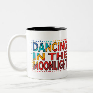Caneca De Café Em Dois Tons Café Mug Dançando na design
