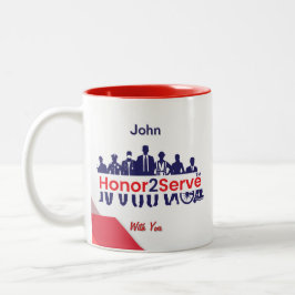 Caneca De Café Em Dois Tons Café Mug - Honor2Serve