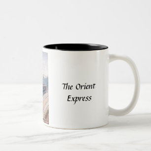 Caneca De Café Em Dois Tons Café Mug - O Orient Express