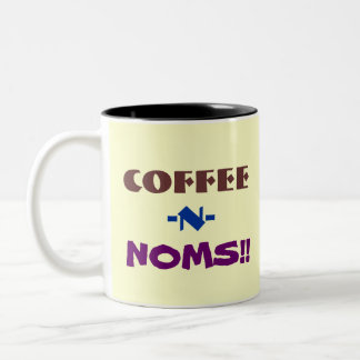 Caneca De Café Em Dois Tons Café N Noms: Adicione sua própria imagem
