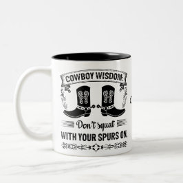 Caneca De Café Em Dois Tons Café Ocidental, Mug Personalizado De Cowboy