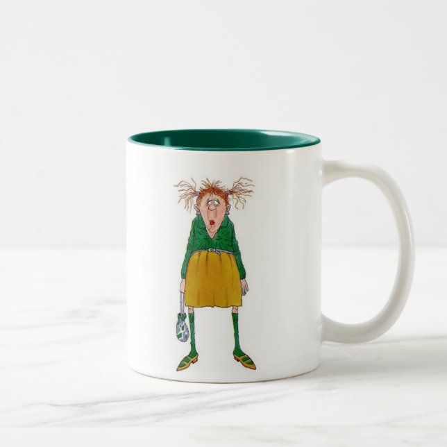 Caneca De Café Em Dois Tons Café! Rapidamente! Por favor! (Direita)