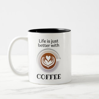 Caneca De Café Em Dois Tons Café Simples Castanho Coffee Cote Mug
