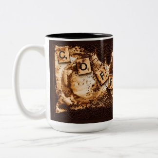 Caneca De Café Em Dois Tons Café sobre Café