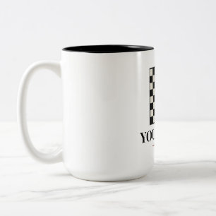 Caneca De Café Em Dois Tons Café Sua Vez Eu Vou Esperar Estratégia de Xadrez C