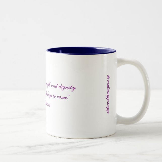 Caneca De Café Em Dois Tons Café/Tea Mug (Direita)