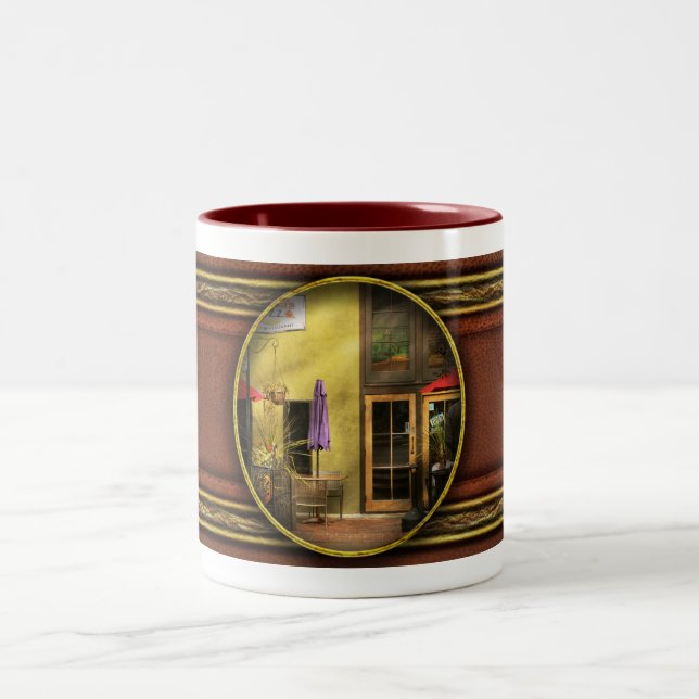 Caneca De Café Em Dois Tons Café - Um lugar para pizza (Centro)