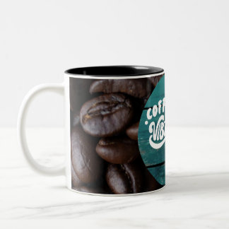 Caneca De Café Em Dois Tons Café Vibes