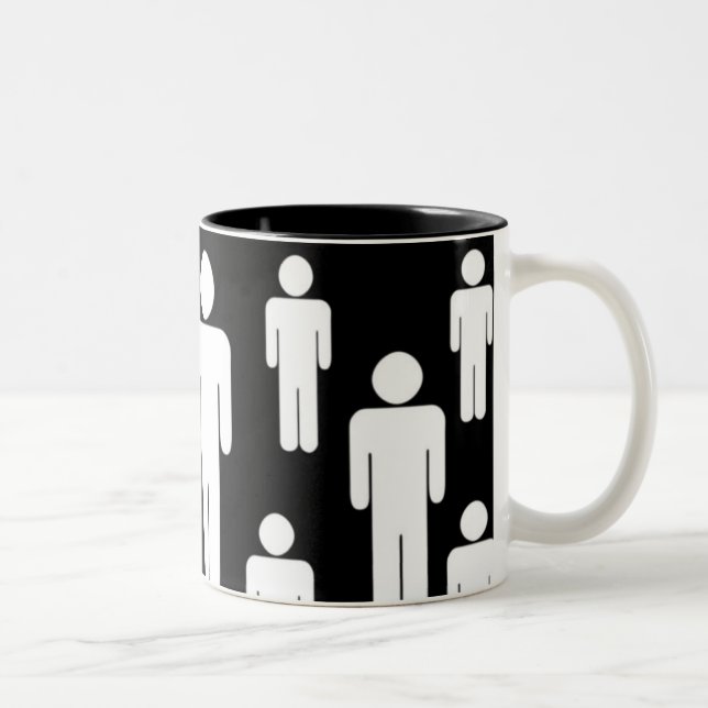 Caneca De Café Em Dois Tons café viril (Direita)