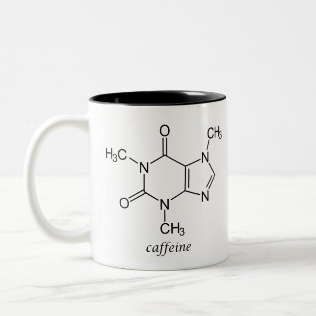 Caneca De Café Em Dois Tons Caffeine (Esquerda)