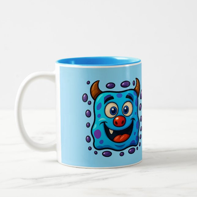 Caneca De Café Em Dois Tons Caffeine Monster (Esquerda)