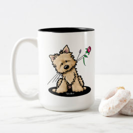 Caneca De Café Em Dois Tons Cairn Terrier