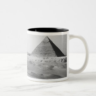 Caneca De Café Em Dois Tons Cairo Egito, Pirâmides de Gizé