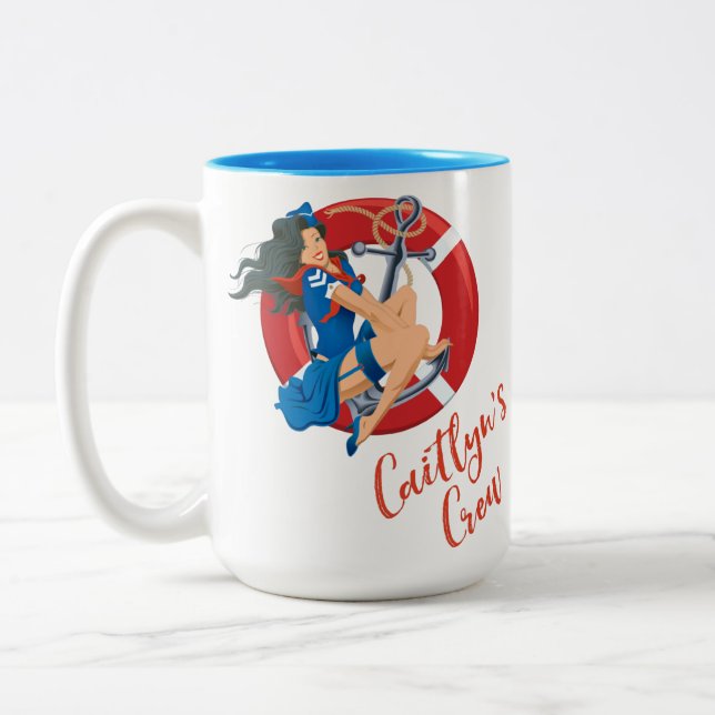 Caneca De Café Em Dois Tons Caitlyn O'Leary Crew Mug (Esquerda)
