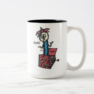 Caneca De Café Em Dois Tons Caixa de Música Jack-in-the-Box Café Mug