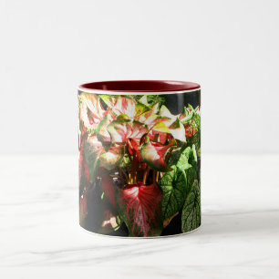 CANECA DE CAFÉ EM DOIS TONS CALADIUM