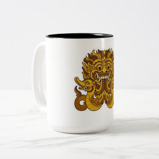 Caneca De Café Em Dois Tons Calamacarra (Frente Esquerda)