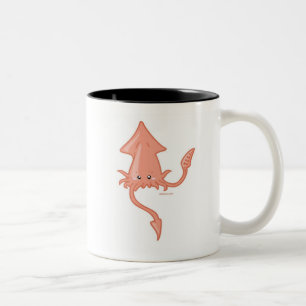 Caneca De Café Em Dois Tons Calamar