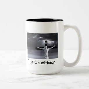 Caneca De Café Em Dois Tons Cama de Crucificação