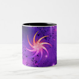 Caneca De Café Em Dois Tons Cama De Dois Toneladas [Vidro Galáctico De Fogo]
