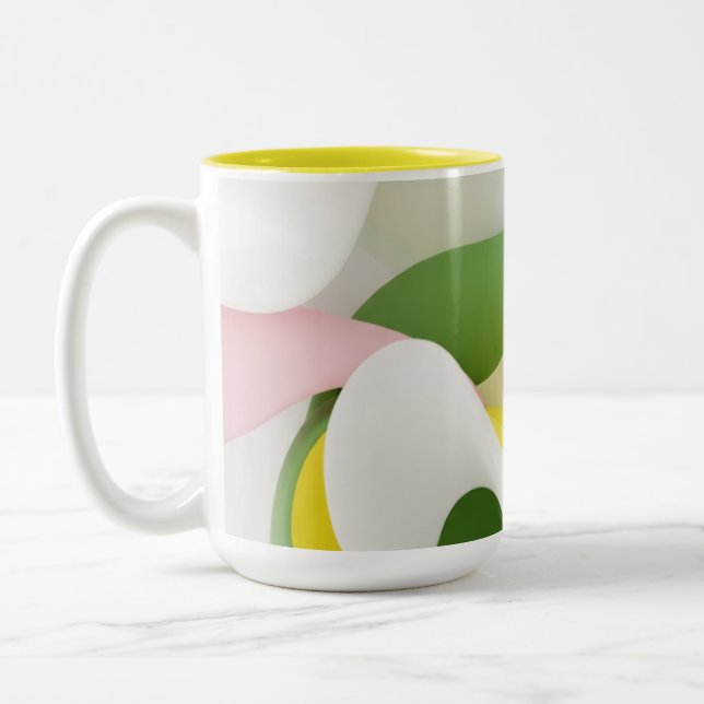 Caneca De Café Em Dois Tons Camadas Suaves de Luz (Esquerda)