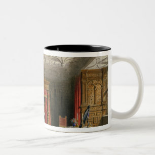 Caneca De Café Em Dois Tons Câmara embutida, Sizergh, Westmoreland, 1849 (w/c