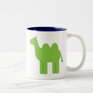 Caneca De Café Em Dois Tons Camelo Verde