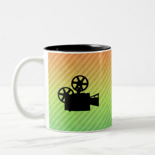 Caneca De Café Em Dois Tons Câmera de filme